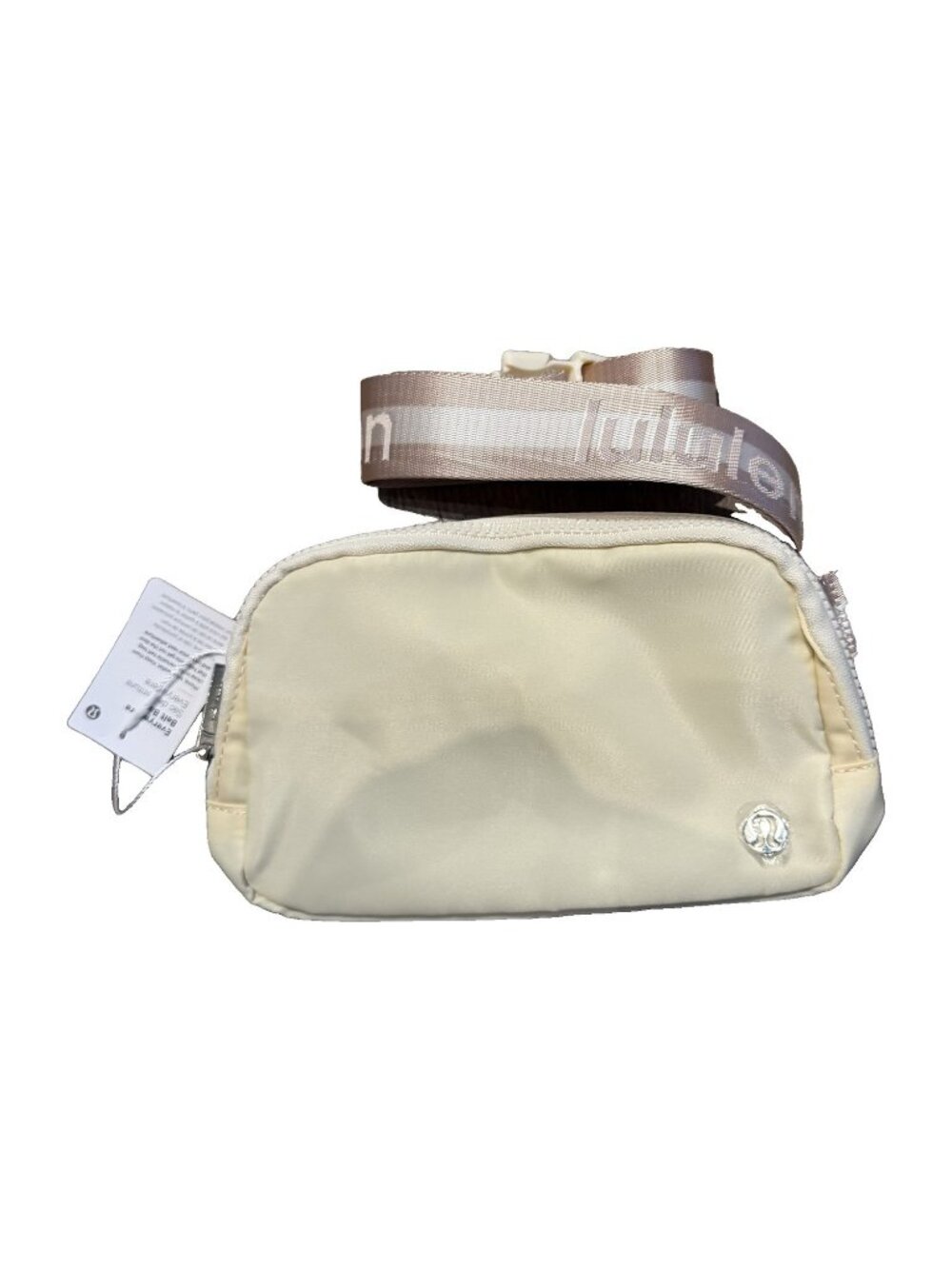 Lululemon Everywhere Belt Bag 1L Ivory NWT Crossbody Fanny Pack